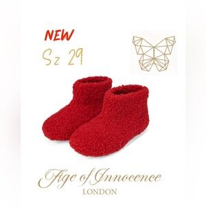 AGE OF INNOCENCE sz 29 NEW MOLLY RED BOOTS